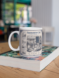 Neurotransmitter Café Mug – Personalized Neuroscience Inspired Ceramic Coffee Mug (11 oz)